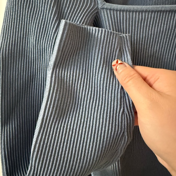 Babaton Cultural Long Sleeved Sculpt Knit -Slab Blue- -Size M-NWT - Picture 5 of 8